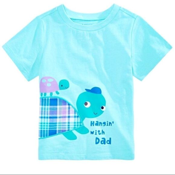 🎊First impression Baby Hanging with Dad T-shirt 18 Months - Picture 1 of 7